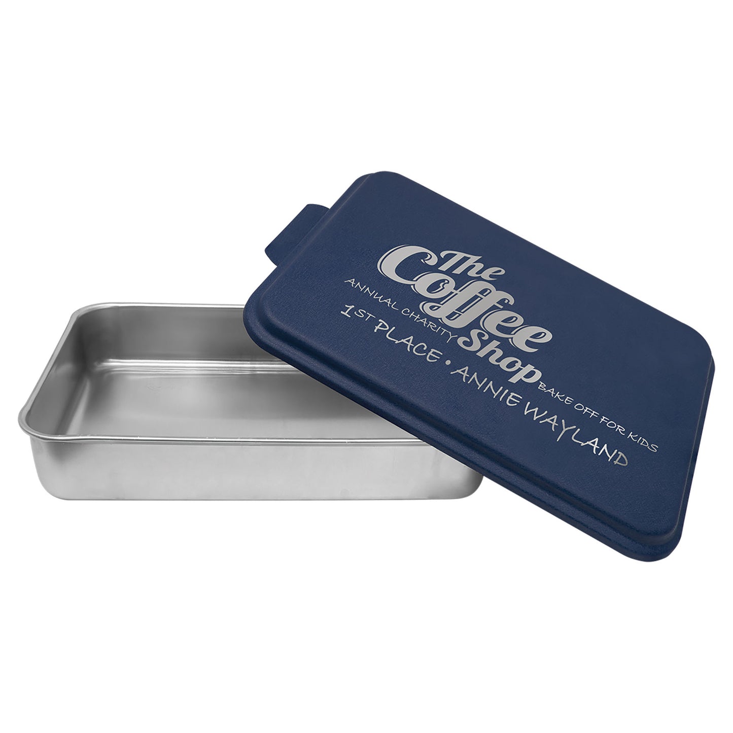 Aluminum Cake Pan with Personalized Powder-Coated Lid